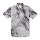 Chemise à manches courtes avec col camp et imprimé Match